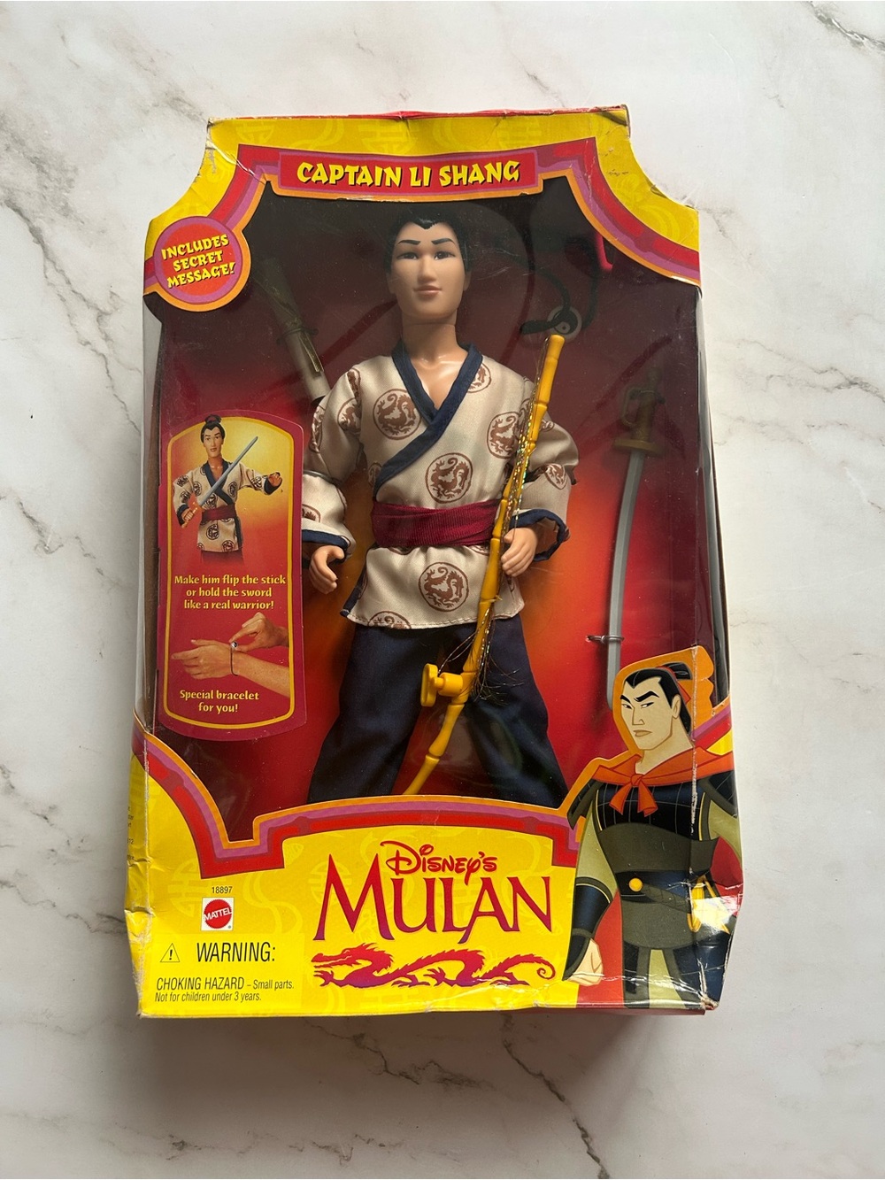 Disney Mulan Captain Li Shang Doll #18897